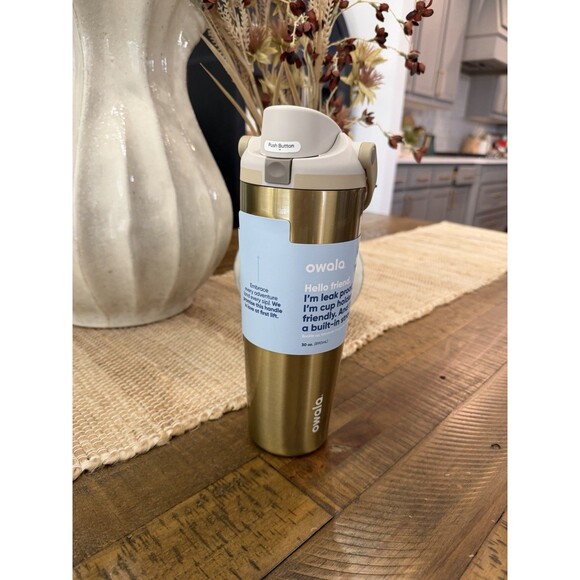 Special Edition Owala 30oz Stainless Steel FreeSip Water Bottle- Absolute Sleigh - Picture 2 of 8